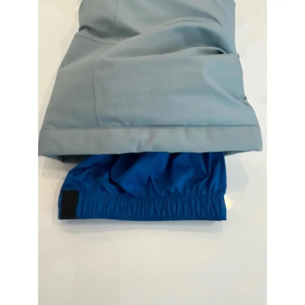 $169 Patagonia Powdertown Snow Pants Thermal Blue Size Small (7-8 )